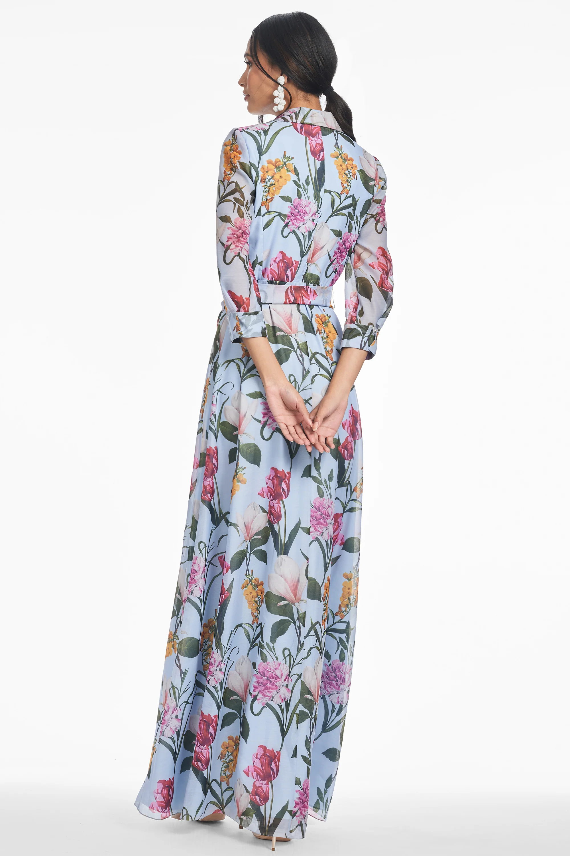 ADDISON GOWN - GLACIAL BLUE BLOSSOMS - Image 5