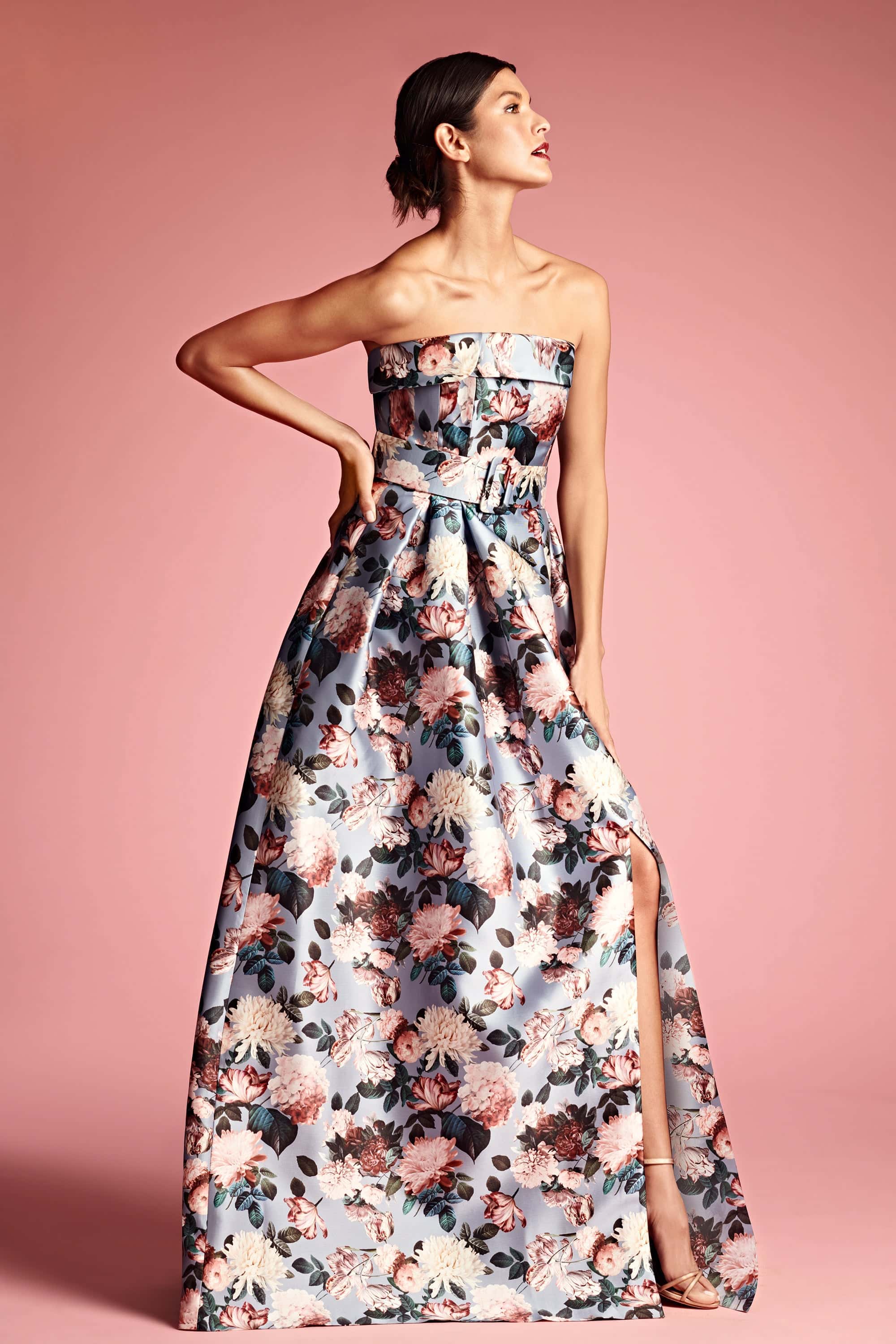 BRIELLE GOWN - ICE BLUE GARDEN - FINAL SALE - Image 4