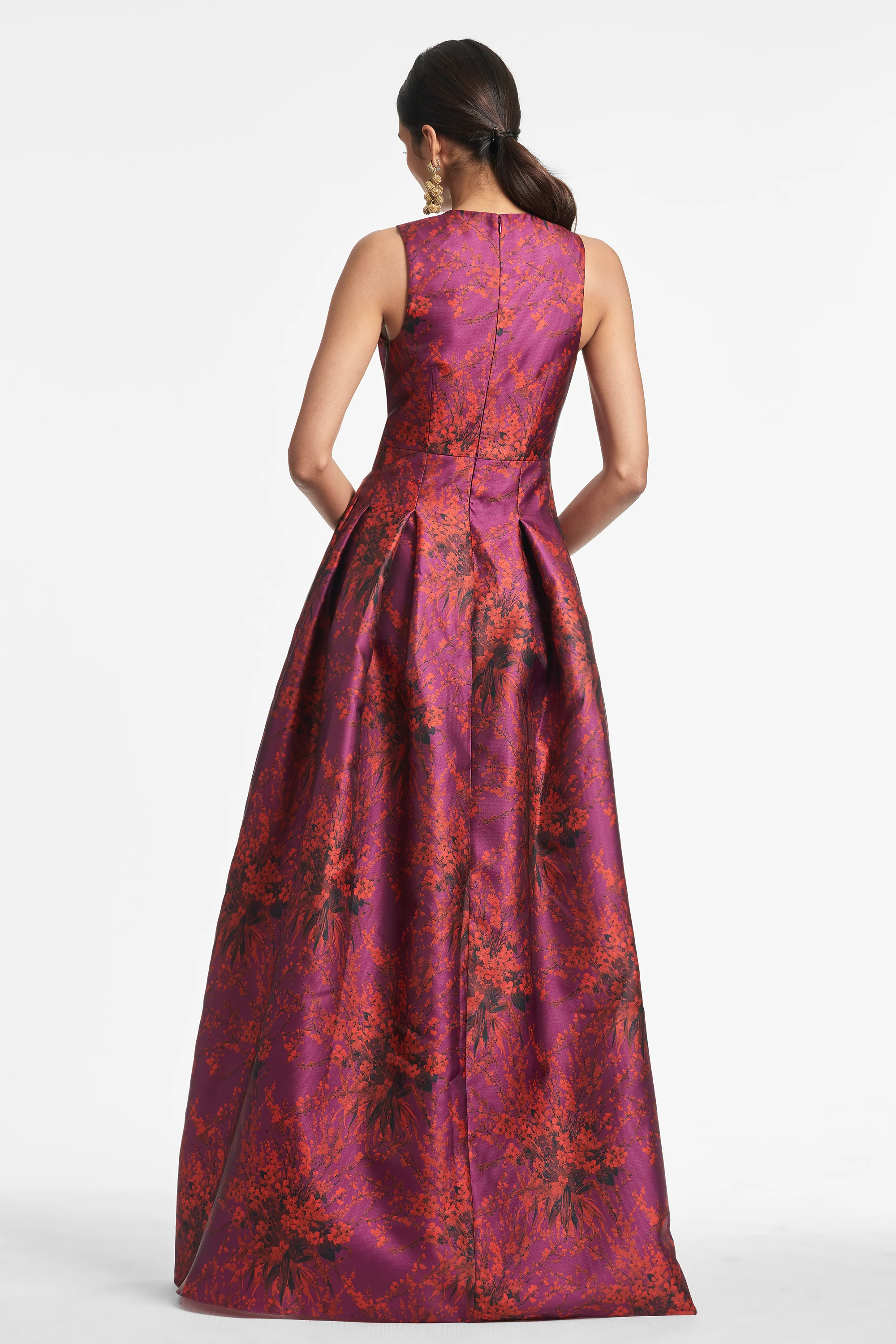 BROOKE GOWN - RASPBERRY BOUQUET MULTI - Image 3