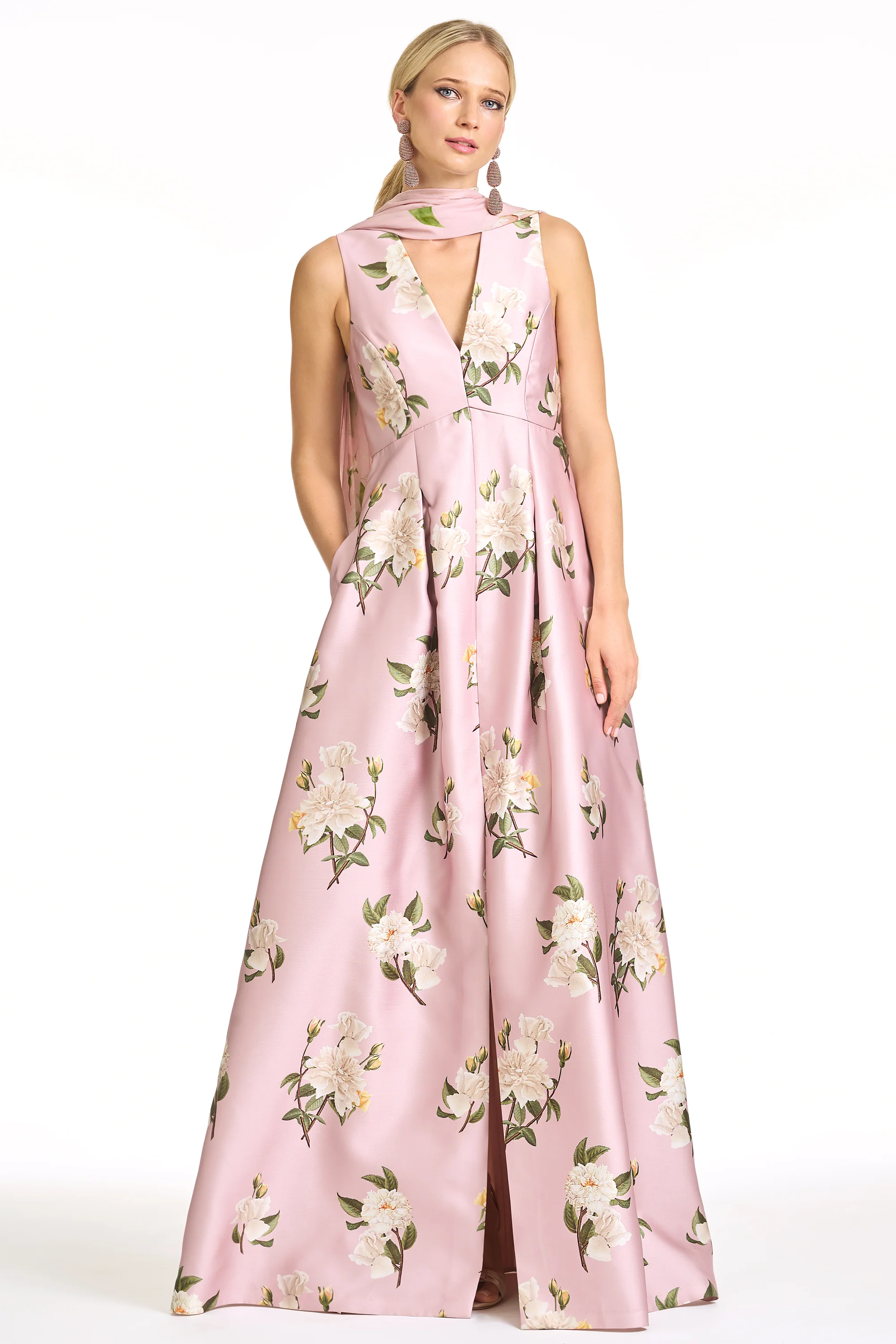 BROOKLYNNE GOWN - ROSE QUARTZ TEA ROSES - Image 3