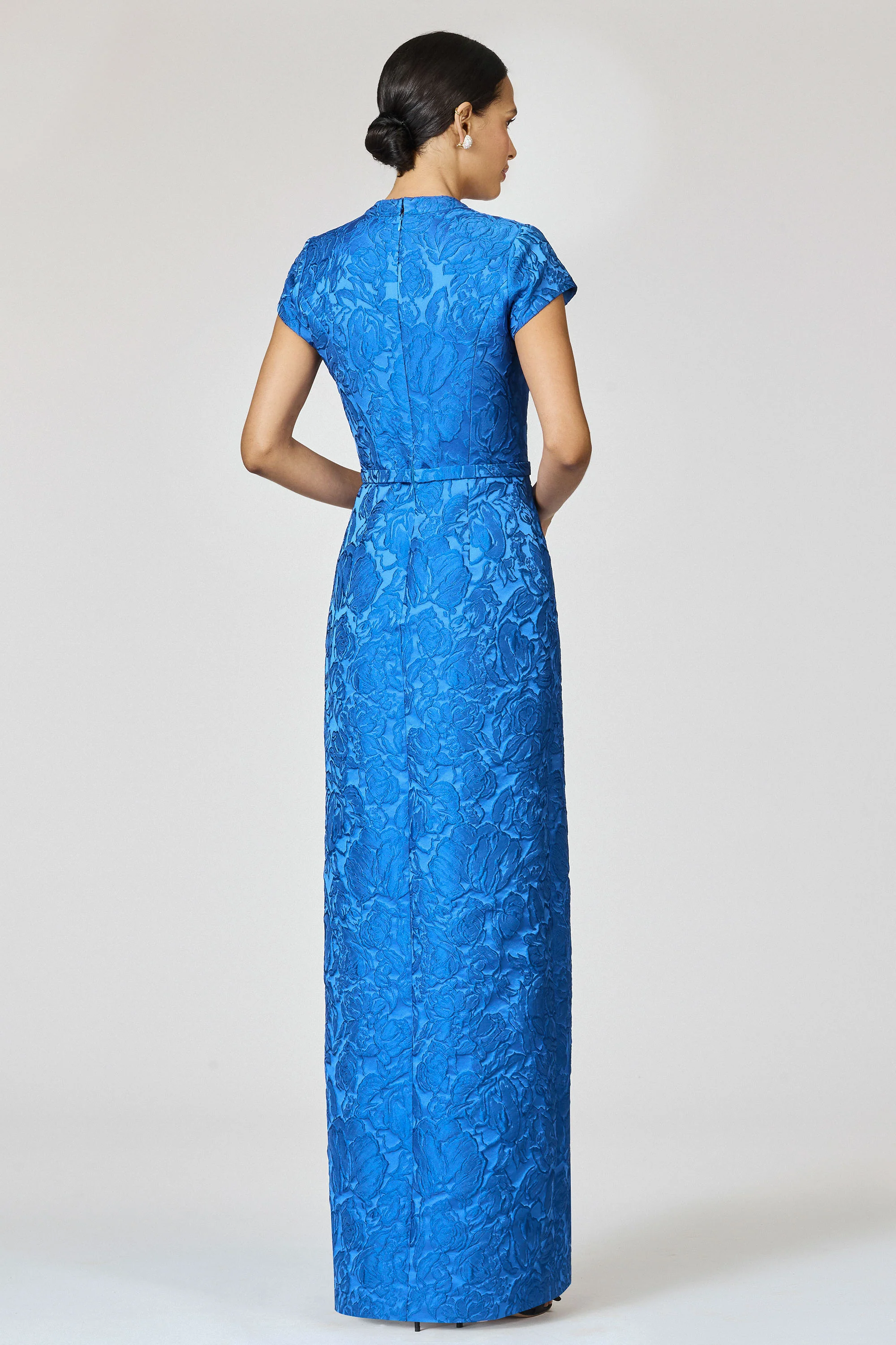 CLOQUE JUSTINE GOWN - MOONBEAM - Image 3