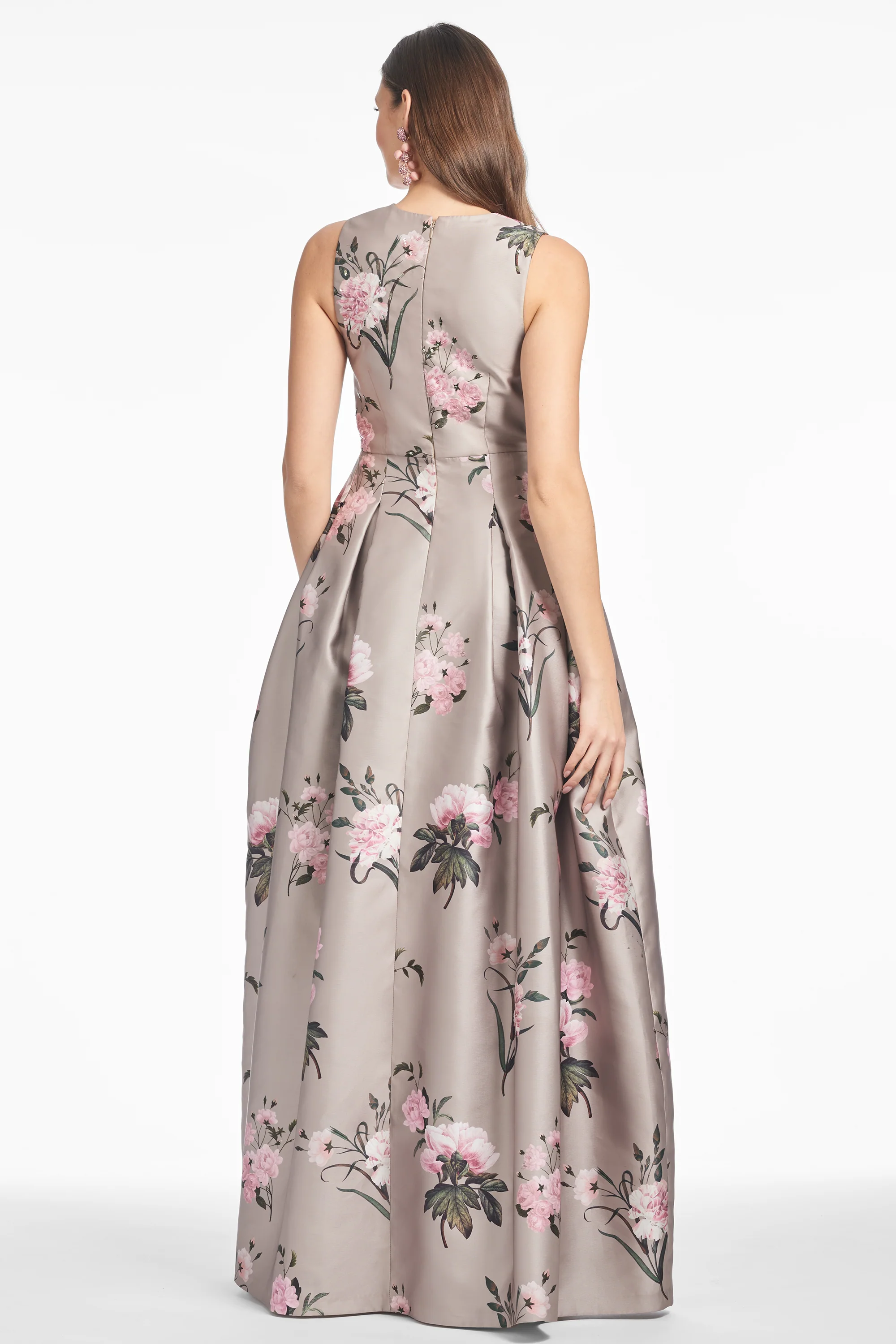 EMBELLISHED BROOKE GOWN - PEWTER ENGLISH ROSE - Image 5