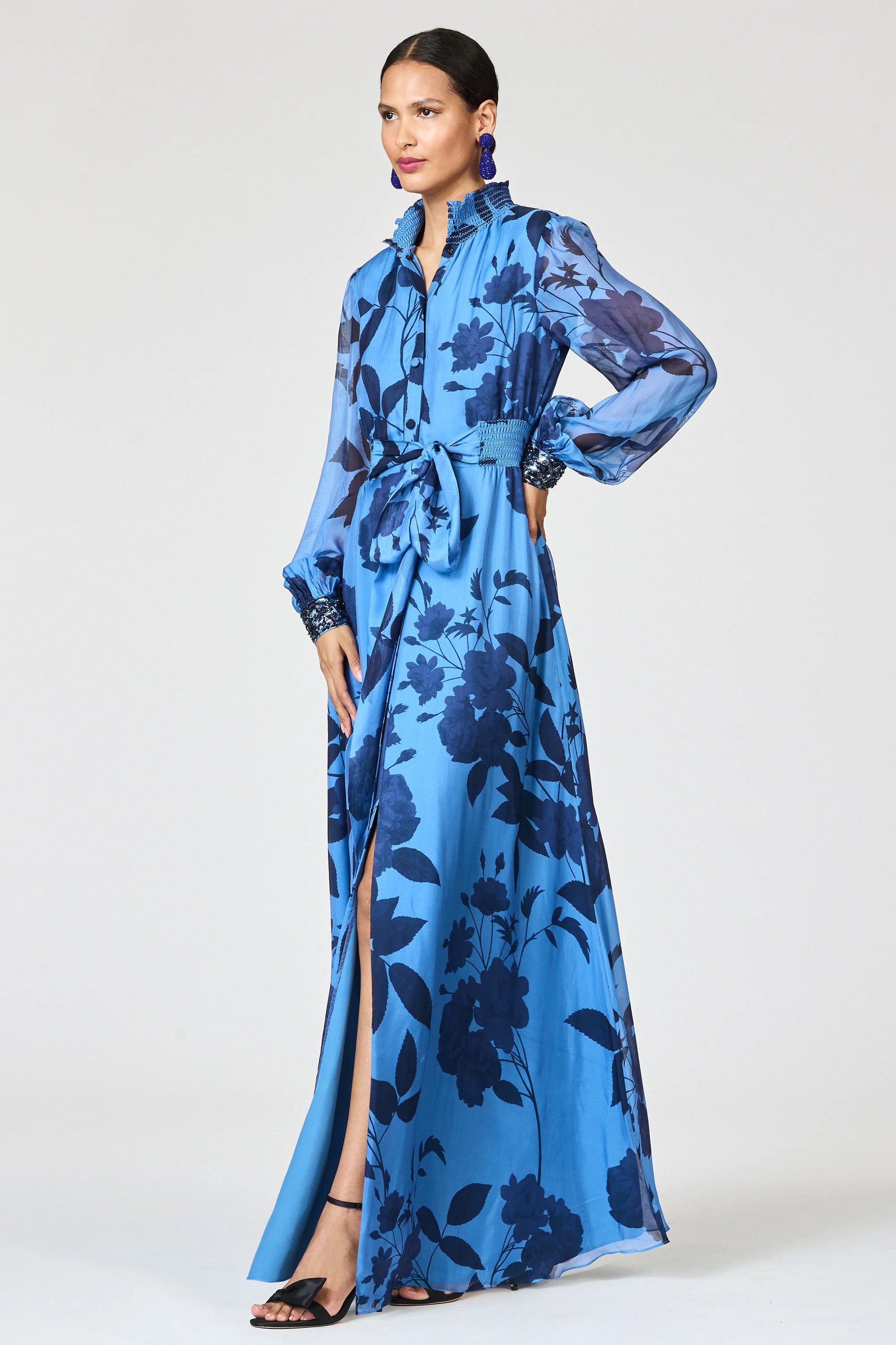 EMBROIDERED CASSANDRA GOWN - CELESTIAL BLOOMS - Image 3