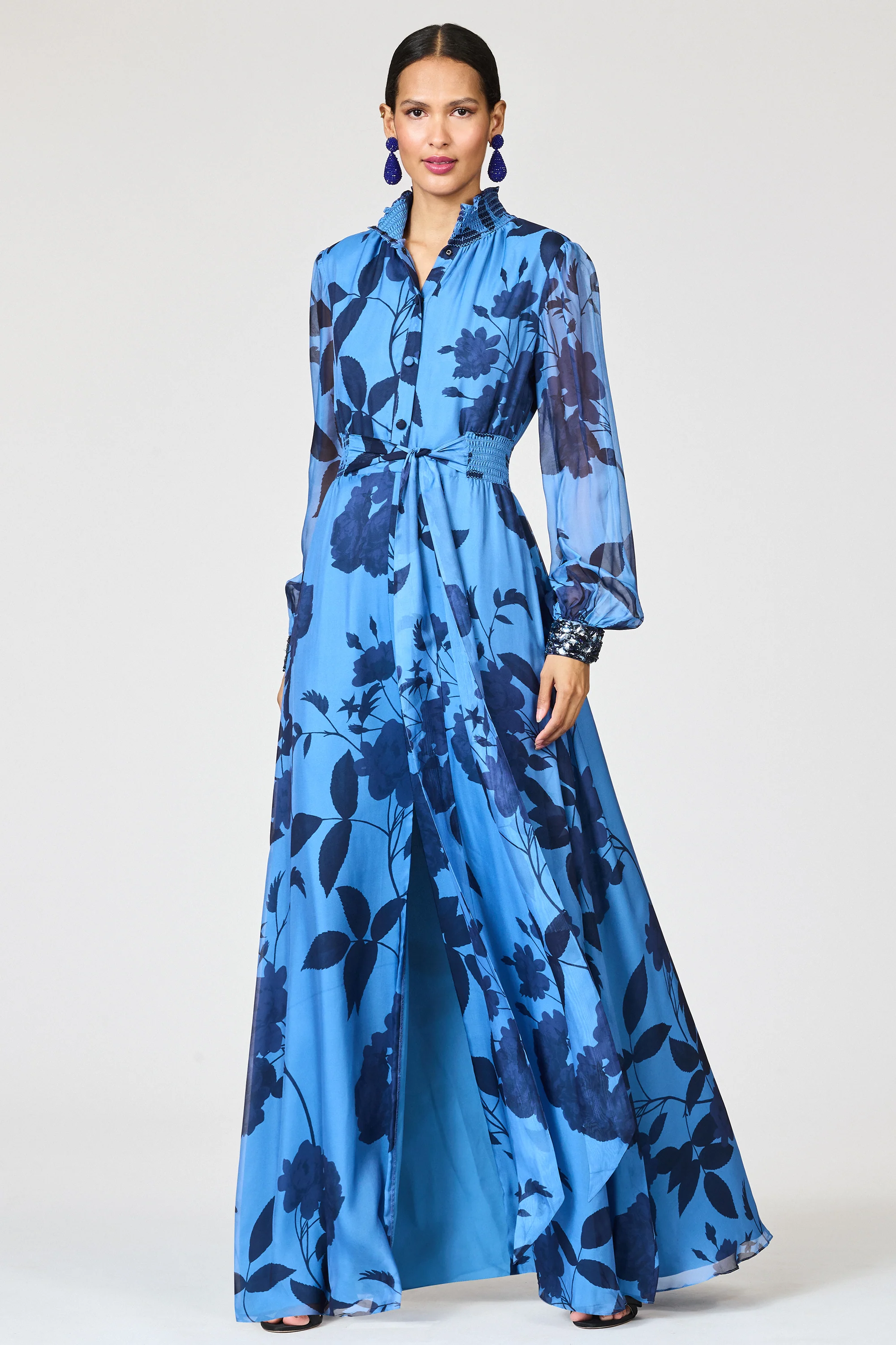 EMBROIDERED CASSANDRA GOWN - CELESTIAL BLOOMS - Image 5