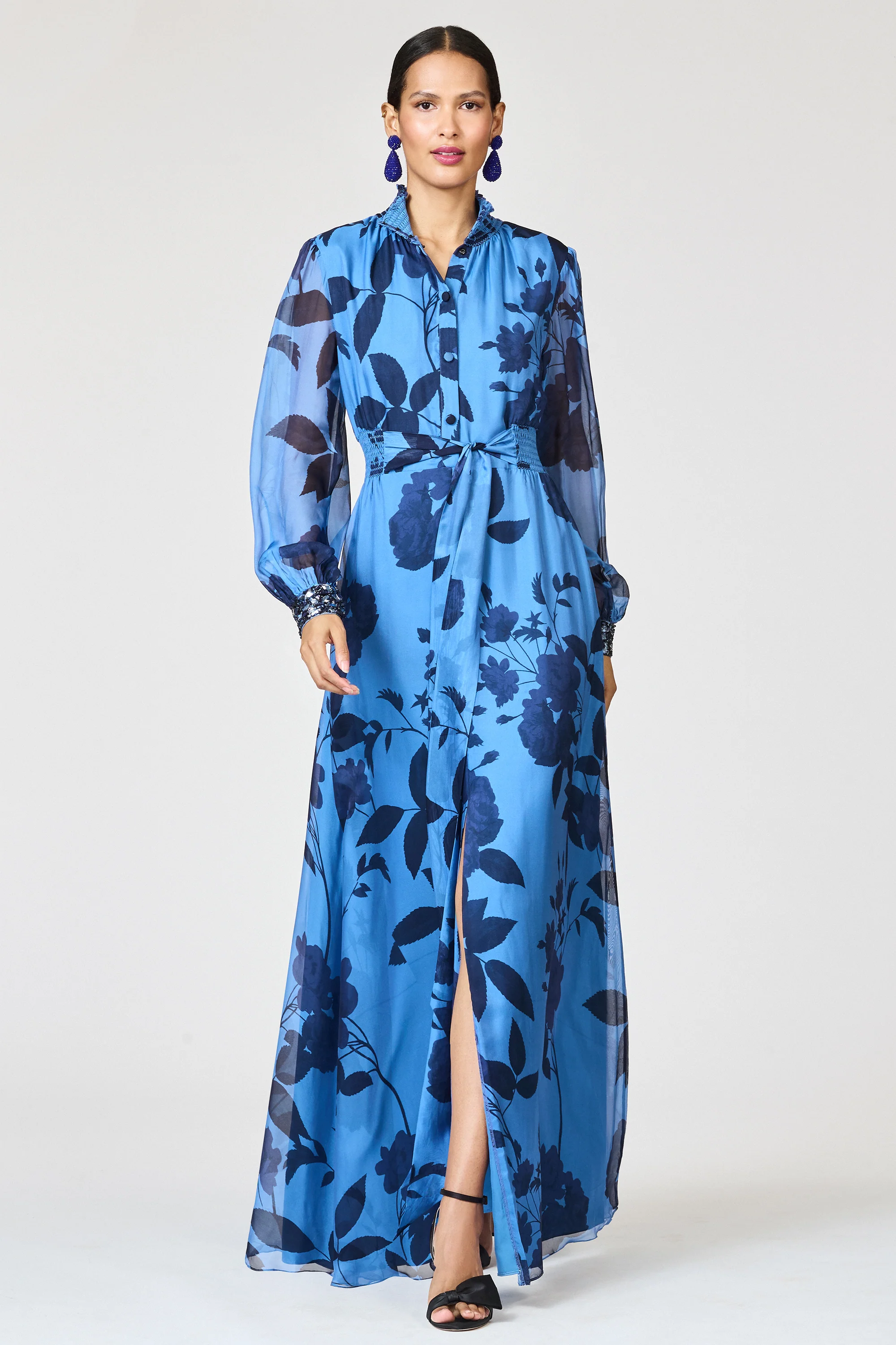 EMBROIDERED CASSANDRA GOWN - CELESTIAL BLOOMS - Image 6