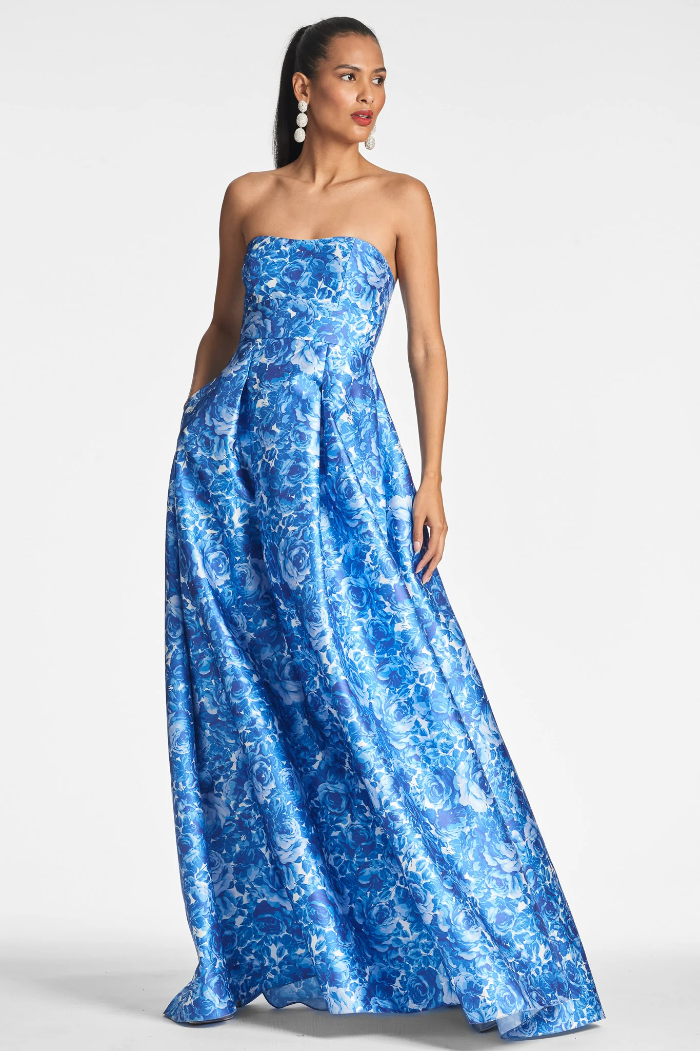 GIOVANNA GOWN - MEDITERRANEAN BLOOMS - Image 3