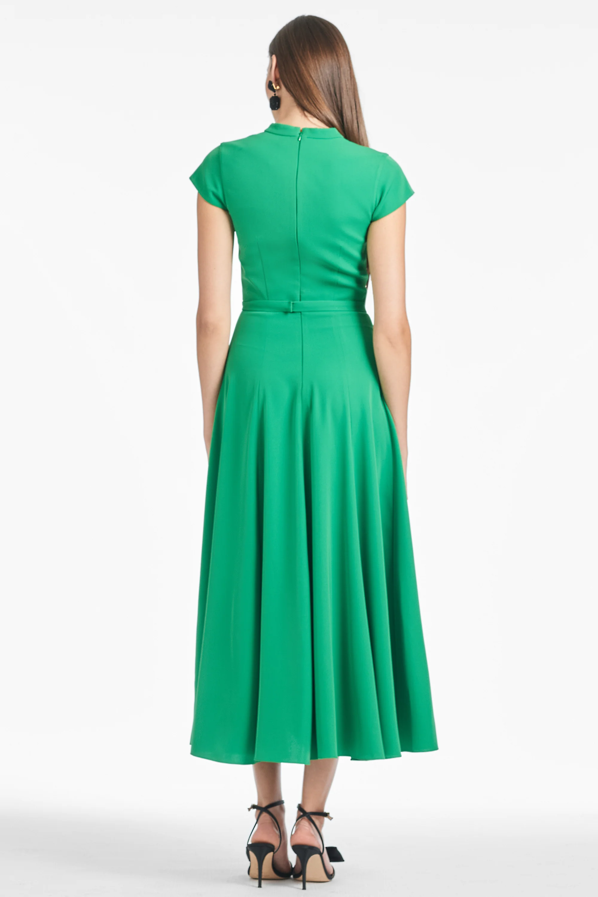 MARIAN DRESS - KELLY GREEN - Image 3