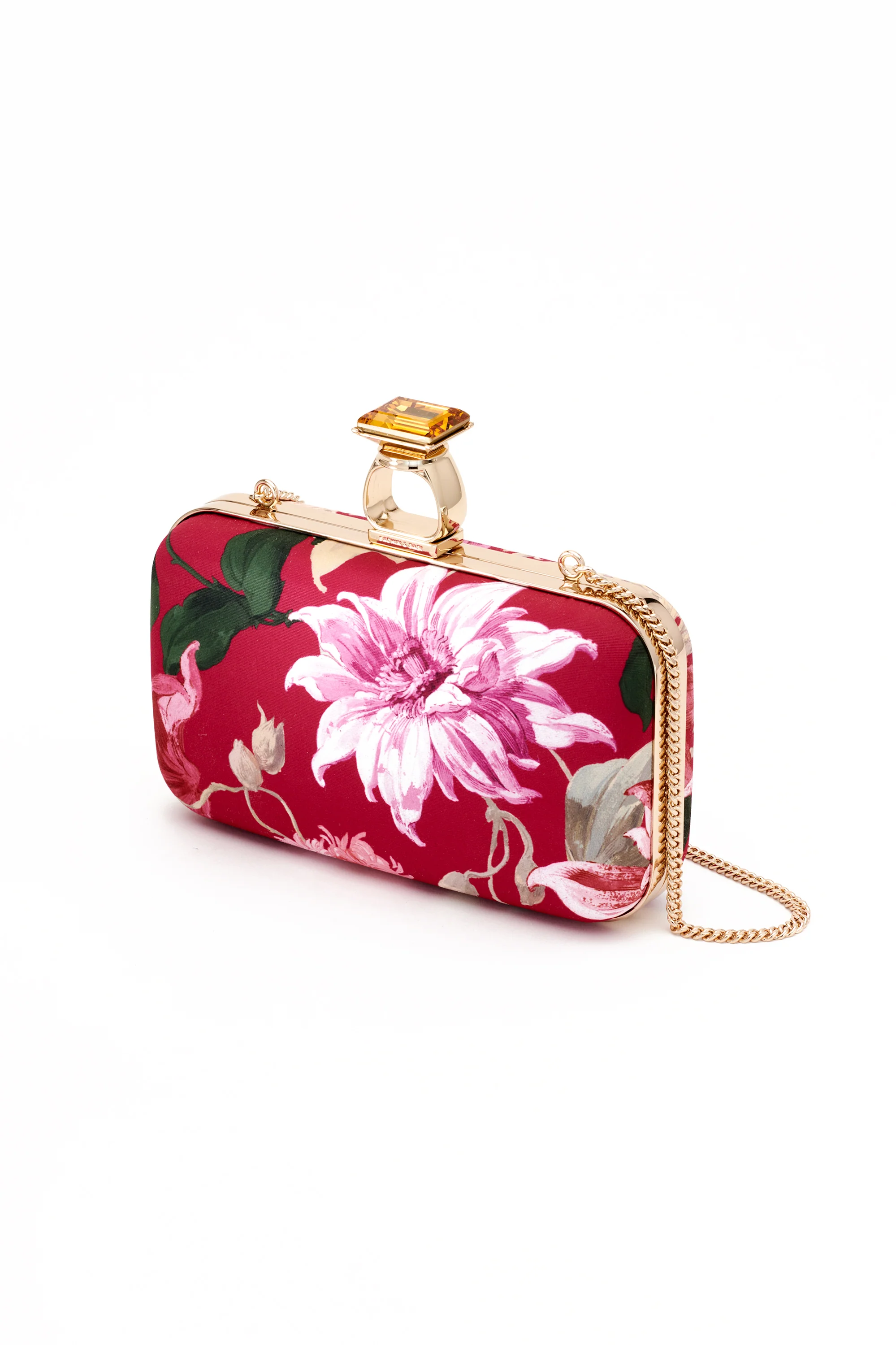 ON THE ROCKS CLUTCH - DEEP PINK DAHLIA - Image 4