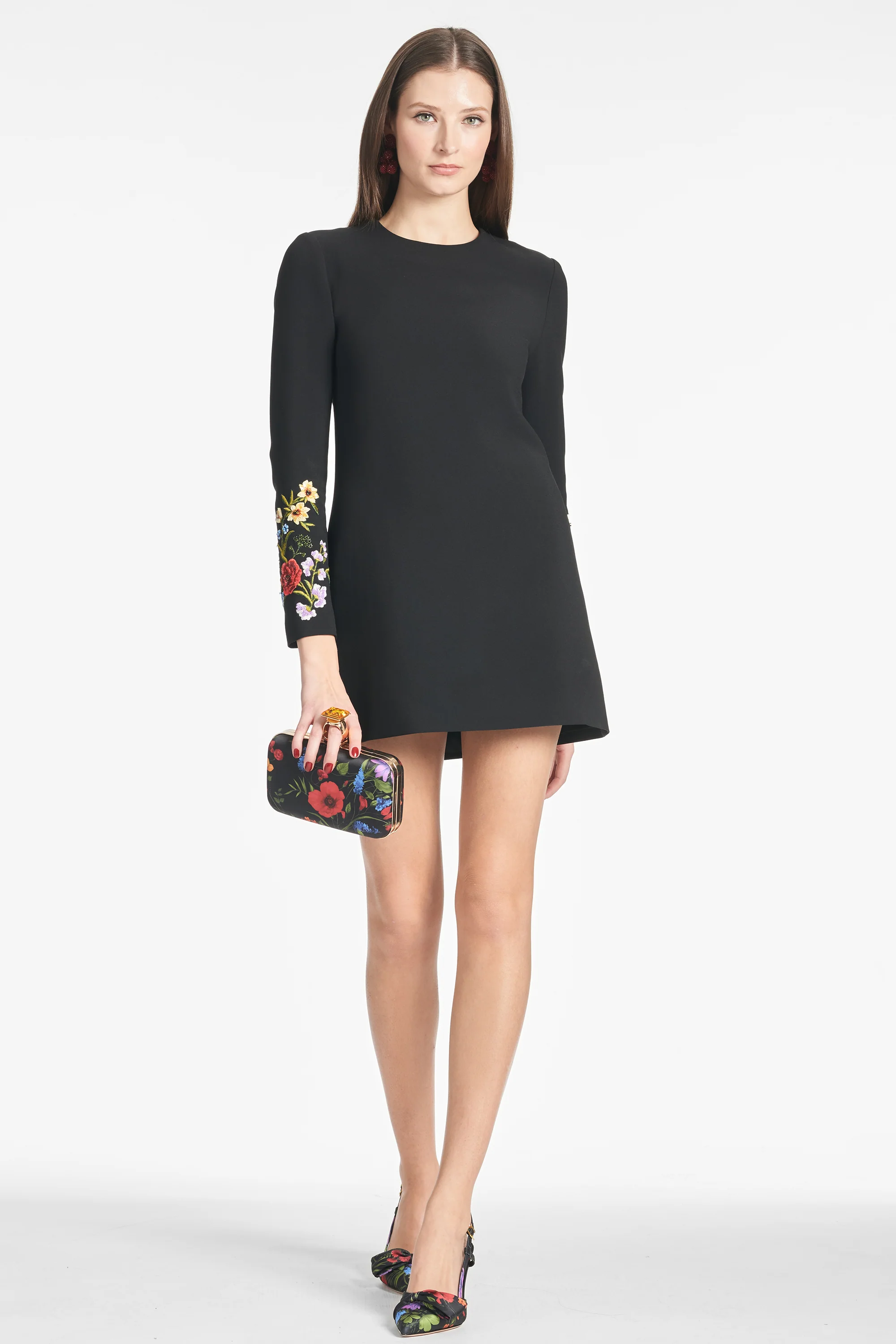 ON THE ROCKS CLUTCH - NOIR WILDFLOWER - Image 5