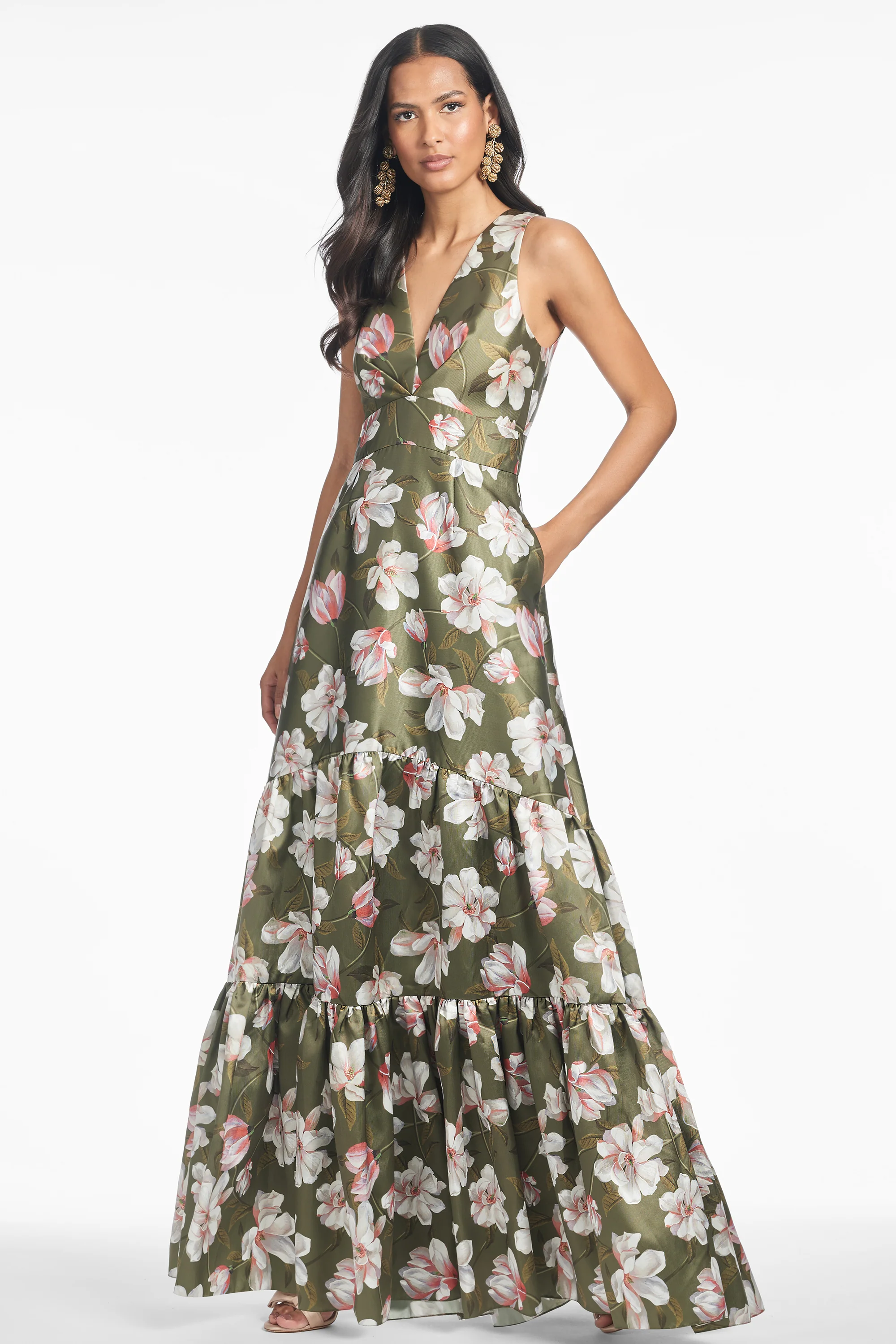 RORI GOWN - MOSS MAGNOLIA - Image 3