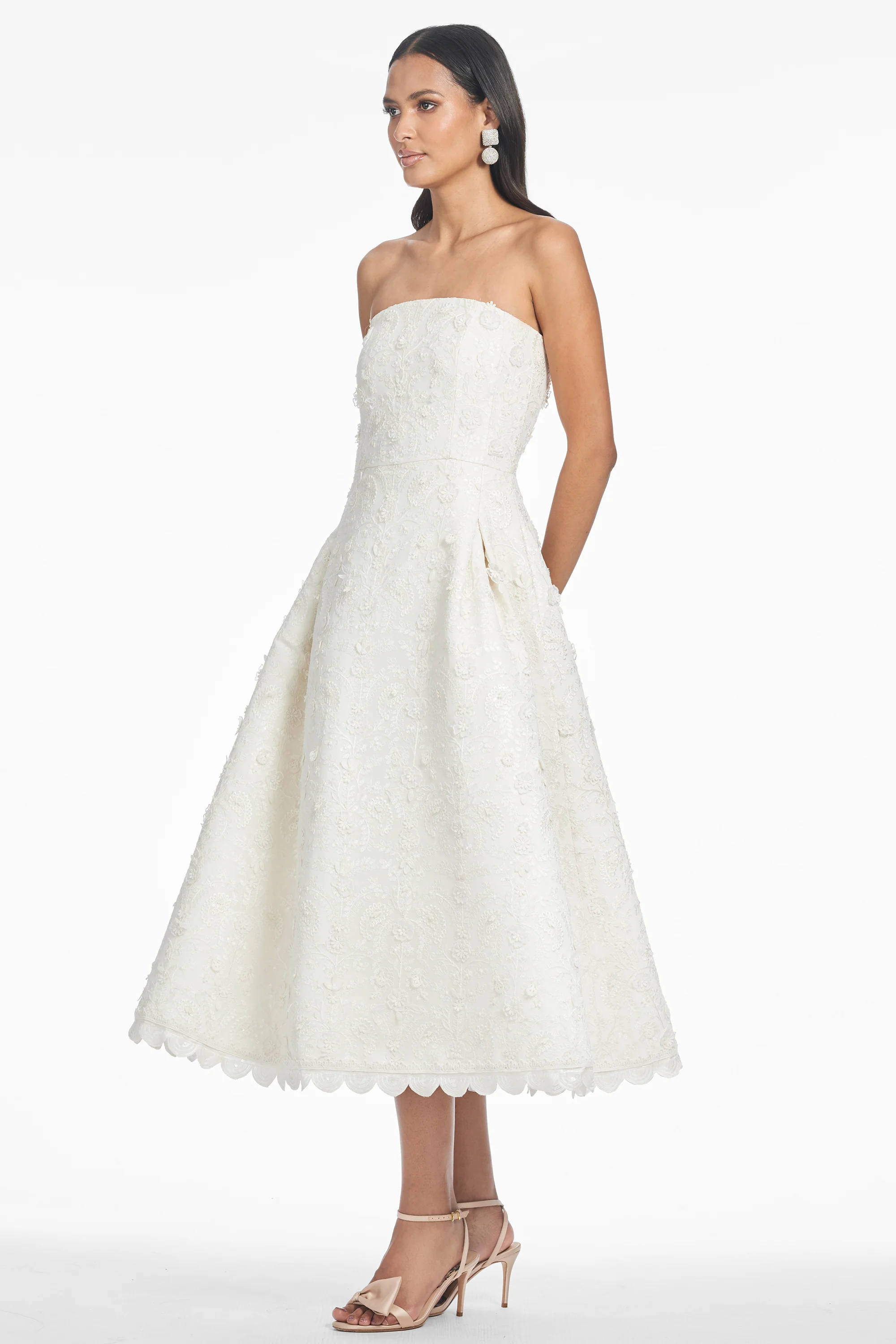 SHAY DRESS - IVORY - Image 4