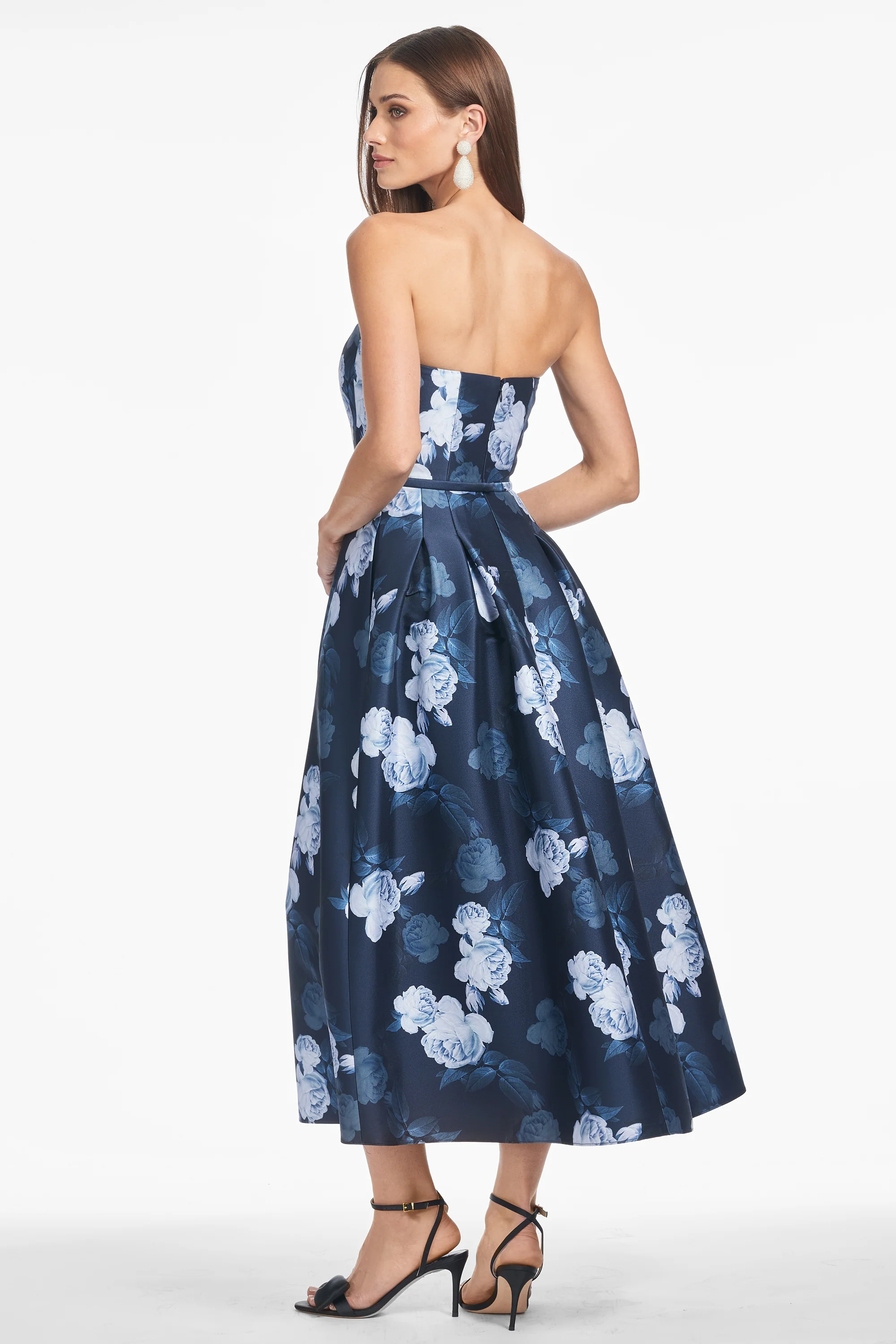 SHAY DRESS - MIDNIGHT GLACIAL ROSE - Image 4