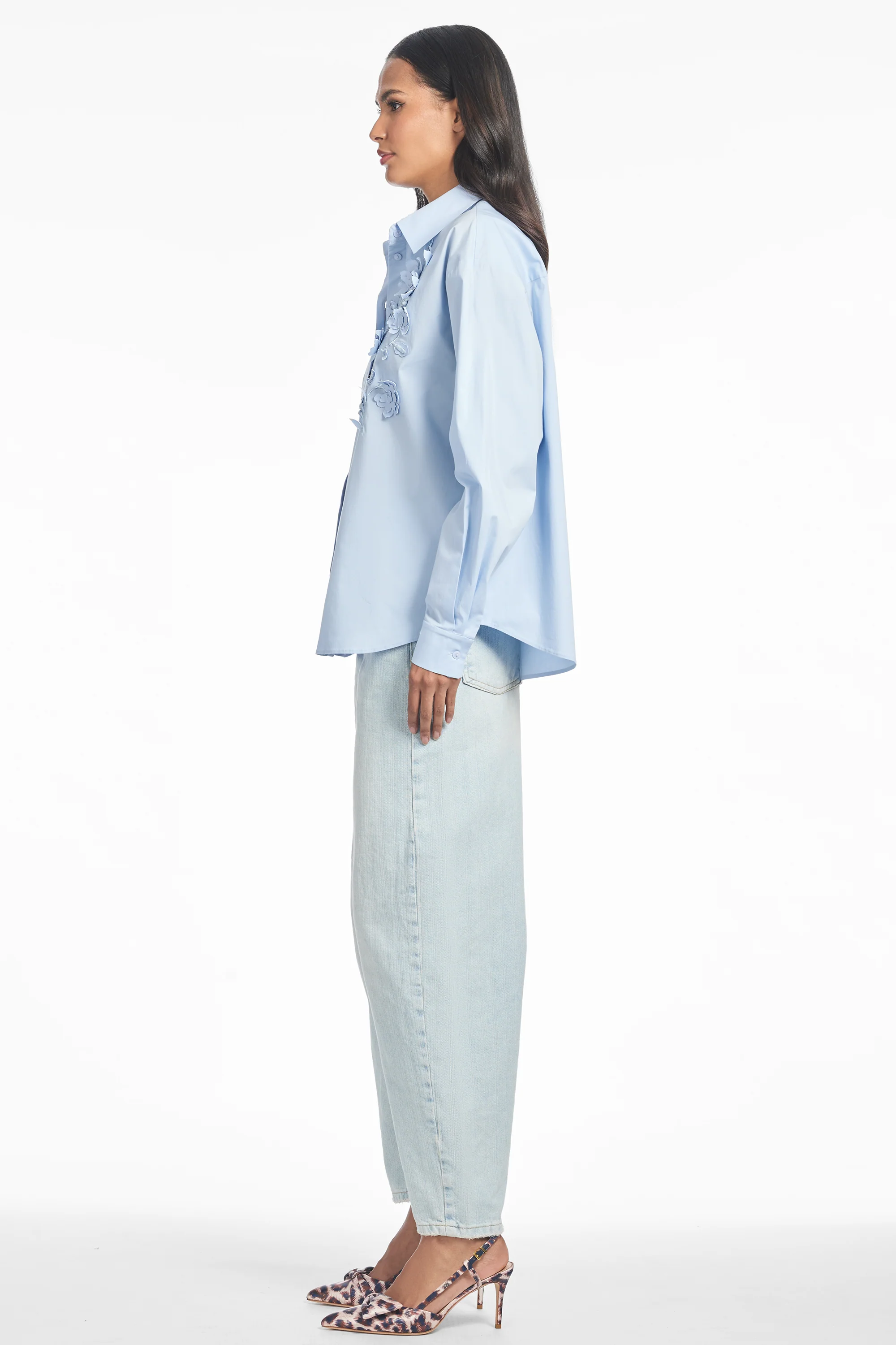 VIOLA TOP - GLACIAL BLUE - Image 3